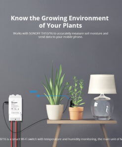 Alternative view of GloboStar® 80059 SONOFF MS01 - Smart Soil Moisture Sensor TH Sensor for TH10 & TH16 Models
