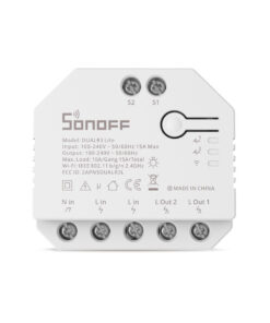 GloboStar® GloboStar® 80062 SONOFF DUALR3 Lite - Wi-Fi Smart Dual Relay Two Way Power Metering - Smart Switch