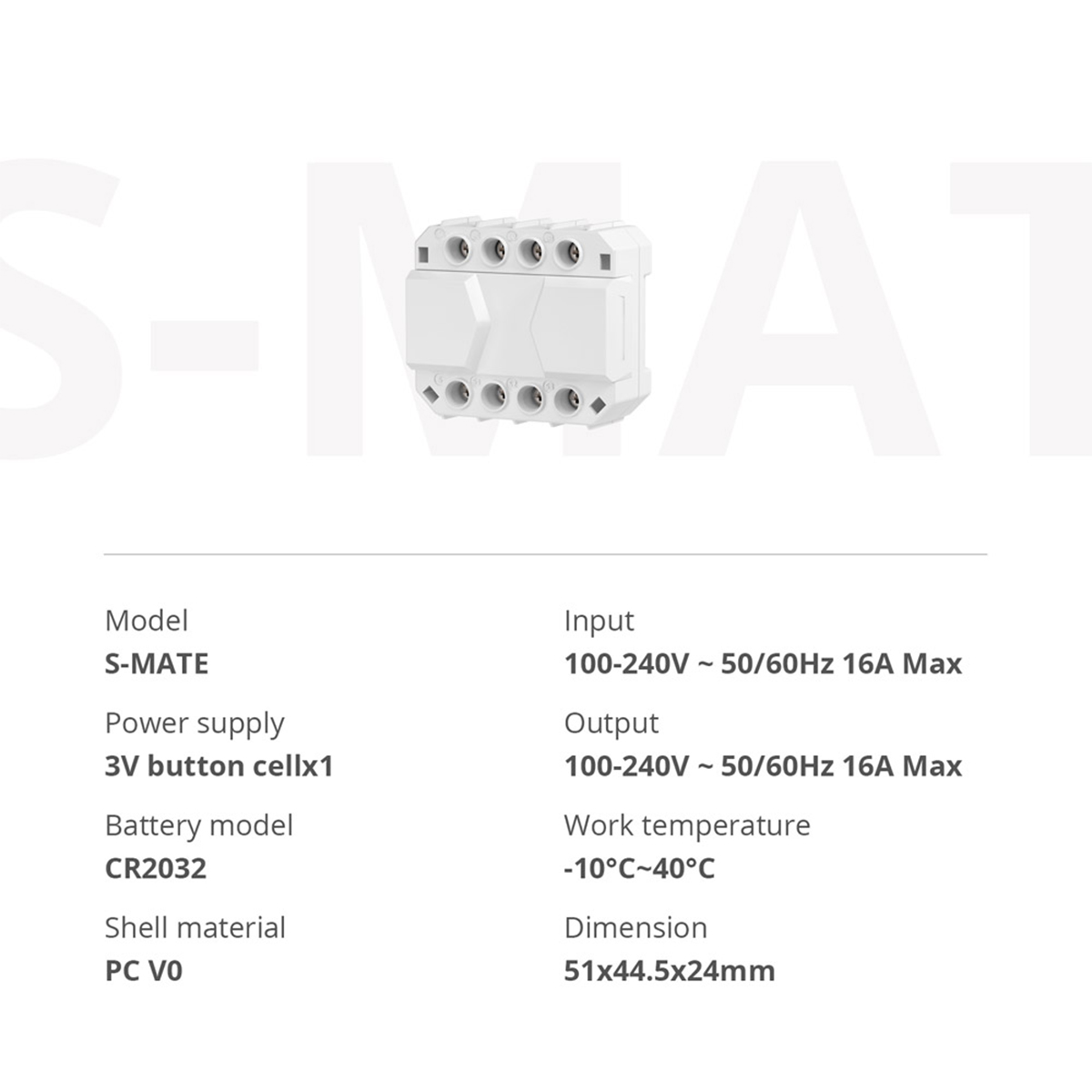 GloboStar® 80070 SONOFF S-MATE - Switch Mate 16A/3500W 12 GloboStar® 80070 SONOFF S-MATE - Switch Mate 16A/3500W - Image 10