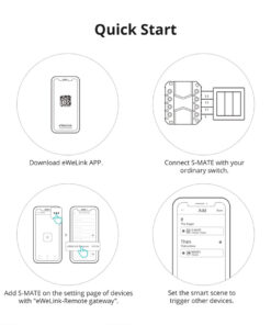 GloboStar® 80070 SONOFF S-MATE - Switch Mate 16A/3500W 17 80070 9