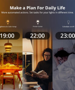 GloboStar® 80072 SONOFF B05-BL-A60 - LED BULB E27 A60 806lm 9W WiFi+Bluetooth RGBW (RED + Green + Blue + Cool White) Dimming Smart Bulb RGBW 30 80072 10