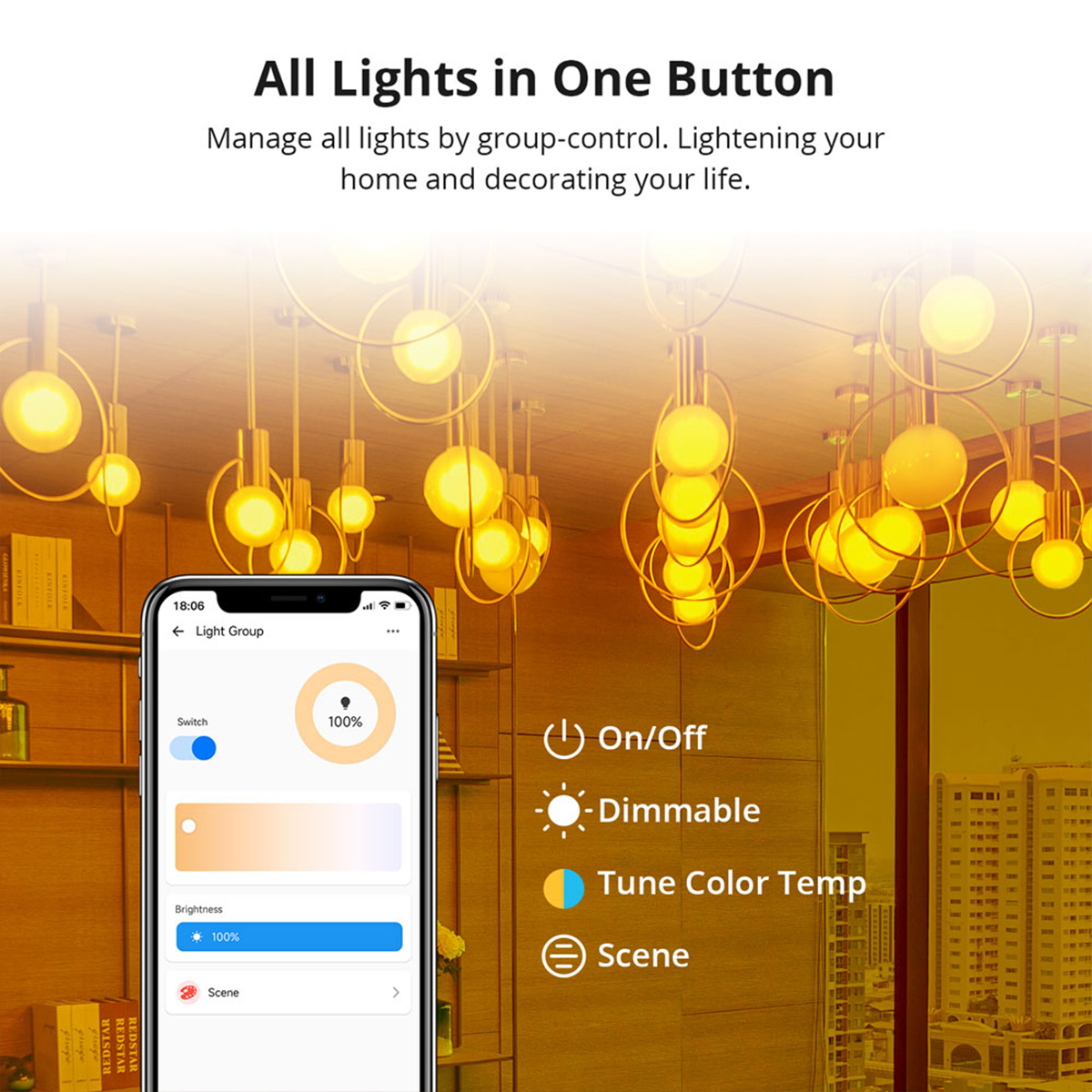 GloboStar® 80072 SONOFF B05-BL-A60 - LED BULB E27 A60 806lm 9W WiFi+Bluetooth RGBW (RED + Green + Blue + Cool White) Dimming Smart Bulb RGBW 14 GloboStar® 80072 SONOFF B05-BL-A60 - LED BULB E27 A60 806lm 9W WiFi+Bluetooth RGBW (RED + Green + Blue + Cool White) Dimming Smart Bulb RGBW - Image 12