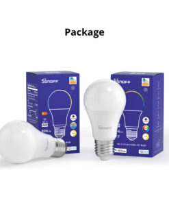 GloboStar® 80072 SONOFF B05-BL-A60 - LED BULB E27 A60 806lm 9W WiFi+Bluetooth RGBW (RED + Green + Blue + Cool White) Dimming Smart Bulb RGBW 37 80072 17
