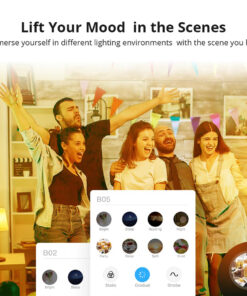 GloboStar® 80072 SONOFF B05-BL-A60 - LED BULB E27 A60 806lm 9W WiFi+Bluetooth RGBW (RED + Green + Blue + Cool White) Dimming Smart Bulb RGBW 28 80072 8