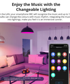 GloboStar® 80072 SONOFF B05-BL-A60 - LED BULB E27 A60 806lm 9W WiFi+Bluetooth RGBW (RED + Green + Blue + Cool White) Dimming Smart Bulb RGBW 29 80072 9