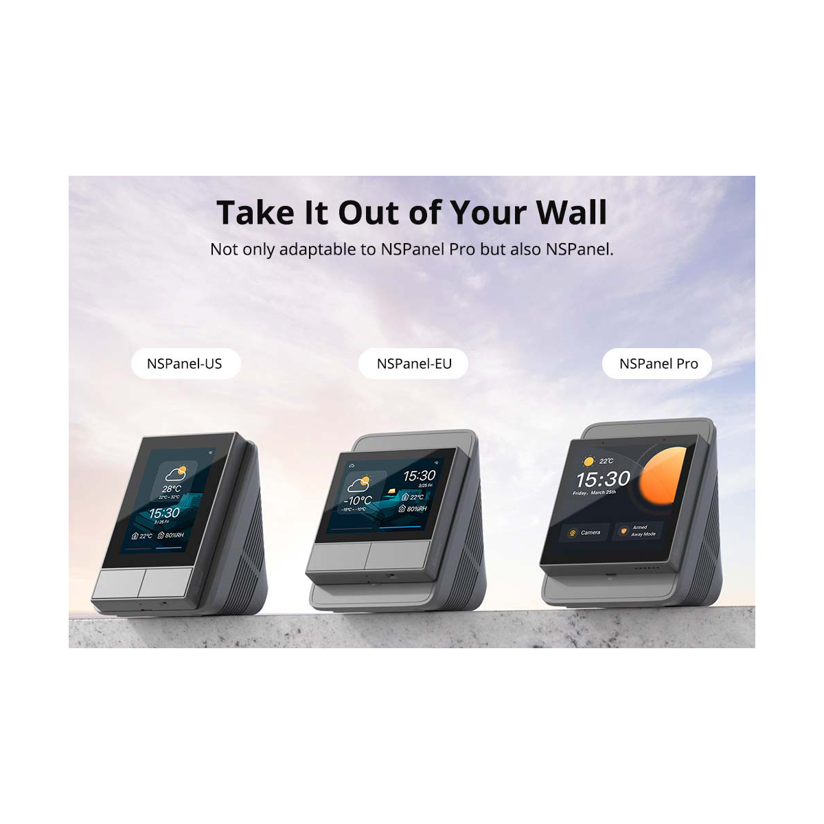 GloboStar® 80076 SONOFF StandB Enclosure Stand for NSPanel Pro or NSPanel White - Βάση για NSPanel Pro η NSPanel Λευκό 4 GloboStar® 80076 SONOFF StandB Enclosure Stand for NSPanel Pro or NSPanel White - Βάση για NSPanel Pro η NSPanel Λευκό - Image 3