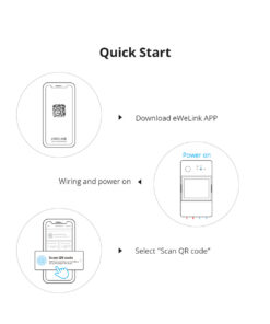 GloboStar® 80079 SONOFF POW Elite POWR316D Smart WiFi Real Time Power Consumption AC 100-240V MAX 16A 44 80079 22