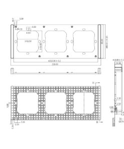 Alternative view of GloboStar® 80085 SONOFF SwitchMan M5-80 Wall Frame 3 Way - L22.8 X W8.6 X H1.48CM