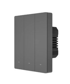 GloboStar® GloboStar® 80089 SONOFF M5-3C-80 SwitchMan Mechanical Smart Switch WiFi & Bluetooth AC 100-240V Max 6A 1320W (2A/Way) 3 Way
