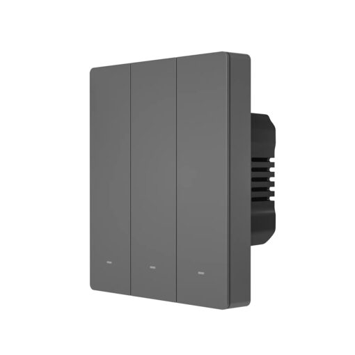 GloboStar® GloboStar® 80089 SONOFF M5-3C-80 SwitchMan Mechanical Smart Switch WiFi & Bluetooth AC 100-240V Max 6A 1320W (2A/Way) 3 Way