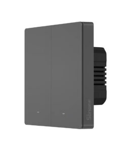 GloboStar® GloboStar® 80091 SONOFF M5-2C-86 SwitchMan Mechanical Smart Switch WiFi & Bluetooth AC 100-240V Max 10A 2200W (5A/Way) 2 Way