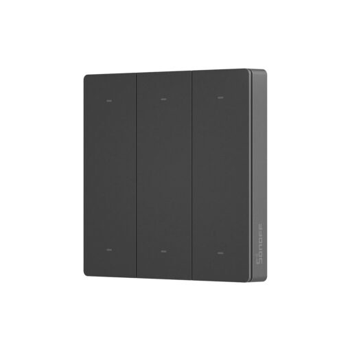 GloboStar® GloboStar® 80093 SONOFF R5-3C Free Wiring eWeLink Remote Switchman Smart Wall Stick-On Switch WiFi With 2 x Battery 3V 2032 3 Way