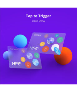 GloboStar® 80100 SONOFF 2 x PAIR NFC Tag Tap to Trigger Tap to Start Your Smart Life Carry-on or Sticker One Scene/NFC 12 80100 2