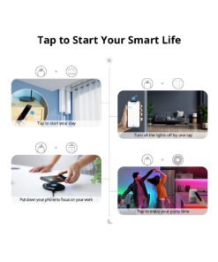 GloboStar® 80100 SONOFF 2 x PAIR NFC Tag Tap to Trigger Tap to Start Your Smart Life Carry-on or Sticker One Scene/NFC 14 80100 4