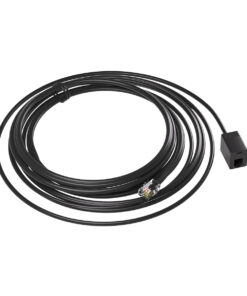 Alternative view of GloboStar® 80103 SONOFF RL560 Sensor Extension Cable 5m for THS01 - DS18B20 - MS01 With RJ9 4P4C Connector