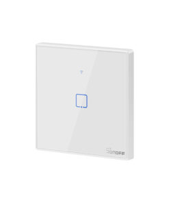 Alternative view of GloboStar® 80130  SONOFF T2EU1C-RF - 433MHz Wireless Smart Wall Touch Button Switch AC 100-240V Max 2A (2A/Way) 1 Way - RF Series