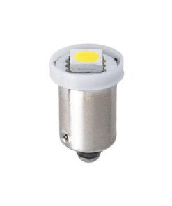 GloboStar® GLOBOSTAR® BA9S-T4W 81282 Λάμπα Ba9S T4W LED 0.3W 30lm 120° DC 12V IP20 Ψυχρό Λευκό 6000K - 1 x Epistar SMD5050 Chip - Μ1.1 x Π1.1 x Υ1.6cm - 1 Χρόνο Εγγύηση