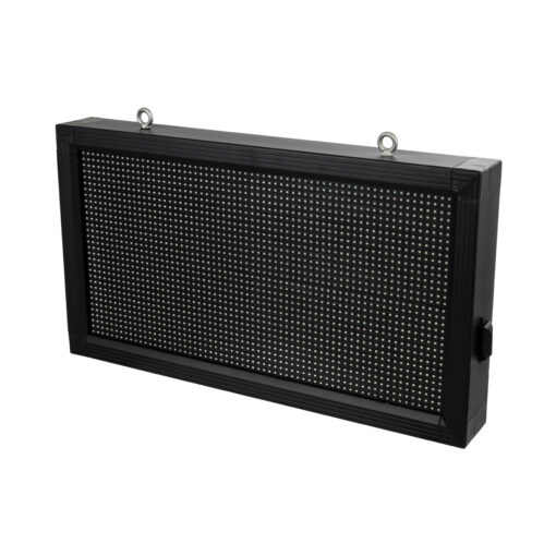 GloboStar® GLOBOSTAR®DISPLAY 90276 Κυλιόμενη Ψηφιακή Επιγραφή 64x32cm P10 Μονής Όψης LED AC 220-240V Αδιάβροχο IP65 Κόκκινο - WiFi Control μέσω FK APP - Αισθητήρας Θερμοκρασίας & Υγρασίας - Μ72 x Π9 x Υ42.5cm - 2 Χρόνια Εγγύηση