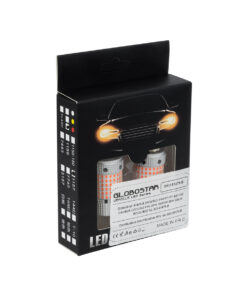 GloboStar® GloboStar® 81479-B Λάμπες Αυτοκινήτου LED 1157 - BAY15D - P21/5W 3rd Generation Can-Bus Extreme Series 150xSMD2016 28W/56W 2240lm/4480lm 360° DC 12-16V IP20 Φ2.1 x Υ5.5cm Κόκκινο - Σετ 2 Τεμαχίων σε Box