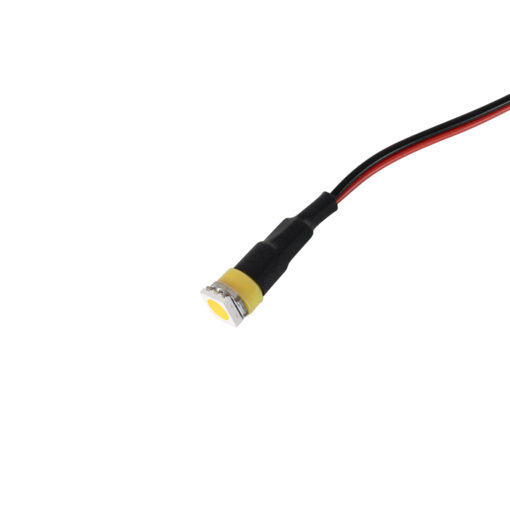 GloboStar® GloboStar® SMD-LED 81484 Υψηλής Ισχύος SMD LED 0.15W DC 12V - Φ0.7 x Υ2.3cm - Πορτοκαλί - Dimmable - 2 Χρόνια Εγγύηση