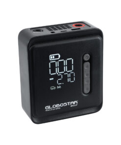 GloboStar® GloboStar® 81490 Φορητή Επαναφορτιζόμενη Ψηφιακή Τρόμπα - Κομπρέσορας Αέρος Αυτοκινήτου & Μοτοσυκλέτας - με Οθόνη LCD & Ενσωματωμένη Επαναφορτιζόμενη Μπαταρία Λιθίου 7800 mAh - Πίεση Αέρος Max 150 PSI - 5 Προγράμματα - Φακό LED - Power Bank με έξοδο USB 2.0 - Φορτιστή Αυτοκινήτου - Μ11.5 x Π5 x Υ13cm - 3 Χρόνια Εγγύηση