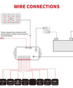 GloboStar® 81503 Ψηφιακό Πάνελ Ελέγχου Φωτισμού DIY Bluetooth για Οχήματα με 8 Διακόπτες On/Off DC 12-24V Max 1200W 60A Αδιάβροχο IP65 Μ12 x Π7 x Υ1.5cm - 2 Χρόνια Εγγύηση 22 81503 10