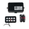 GloboStar® GloboStar® 81503 Ψηφιακό Πάνελ Ελέγχου Φωτισμού DIY Bluetooth για Οχήματα με 8 Διακόπτες On/Off DC 12-24V Max 1200W 60A Αδιάβροχο IP65 Μ12 x Π7 x Υ1.5cm - 2 Χρόνια Εγγύηση