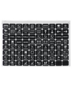 Alternative view of GloboStar® 81503 Ψηφιακό Πάνελ Ελέγχου Φωτισμού DIY Bluetooth για Οχήματα με 8 Διακόπτες On/Off DC 12-24V Max 1200W 60A Αδιάβροχο IP65 Μ12 x Π7 x Υ1.5cm - 2 Χρόνια Εγγύηση