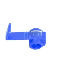 Alternative view of GloboStar® 81648 Cable Terminal - Κλέφτης Ρέυματος από Καλώδιο Max 15A - Μπλε - Μ2 x Π3 x Υ1.5cm - Πακέτο 20 Τεμαχίων