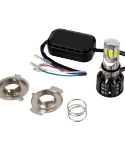 GloboStar® 81661 H4/HS1 KIT Βασικού Φωτισμού Μοτοσυκλέτας 2nd Generation Can-Bus Series LED CREE CXB COB 60W 6000lm DC 8-80V Αδιάβροχο IP67 Ψυχρό Λευκό 8000K 11 81661 6