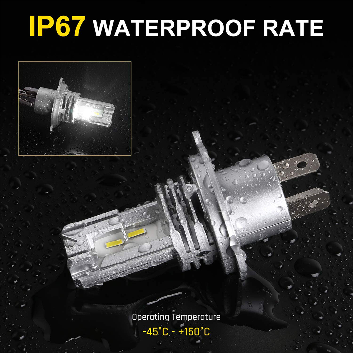 GLOBOSTAR® LEDKITM4 81665 Λάμπα H4 CANbus LED 20W/40W 3200lm/6400lm 360° DC 12-24V Αδιάβροχο IP65 Ψυχρό Λευκό 6000K - CREE COB Chip - Μ4.7 x Π4.7 x Υ8.2cm - Πακέτο 2 Τεμαχίων - 2 Χρόνια Εγγύηση 4 GLOBOSTAR® LEDKITM4 81665 Λάμπα H4 CANbus LED 20W/40W 3200lm/6400lm 360° DC 12-24V Αδιάβροχο IP65 Ψυχρό Λευκό 6000K - CREE COB Chip - Μ4.7 x Π4.7 x Υ8.2cm - Πακέτο 2 Τεμαχίων - 2 Χρόνια Εγγύηση - Image 4