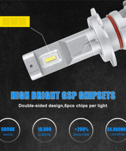 GloboStar® 81666 H7 M4 Line KIT Βασικού Φωτισμού Αυτοκινήτου & Μοτοσυκλέτας 3rd Generation Can-Bus Extreme Series LED CREE CXB COB 60W 6400lm DC 9-32V Αδιάβροχο IP68 Ψυχρό Λευκό 6000K 18 81666 8