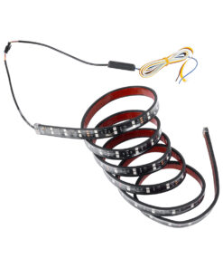 Alternative view of GloboStar® 81736 Car Backlit LED Strip Εύκαμπτη Ταινία 240cm Σήμανσης DRL Αυτοκινήτου με Ασύρματο Χειριστήριο IR LED SMD 5050 14W DC 9-30V Αδιάβροχη IP65 RGB - 2 Χρόνια Εγγύηση