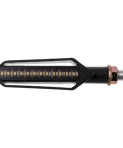 Alternative view of GLOBOSTAR® TURNLIGHT 81757 Φλας Μοτοσυκλέτας LED 2.5W/5W 150lm/300lm 120° DC 12V Αδιάβροχο IP65 Πορτοκαλί - Μ12.2 x Π2.8 x Υ2.5cm - Πακέτο 2 Τεμαχίων - 1 Χρόνο Εγγύηση