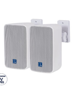 GloboStar® GLOBOSTAR® FDB ES104WT 98001 Επιτοίχιο Παθητικό Ηχείο Εγκαταστάσεων με Μετασχηματιστή 100V & 16Ω - 80W RMS (160W Peak) - 1 x 4