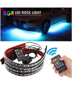 GLOBOSTAR® UNDERBODY 81841 Κιτ Διακοσμητικού Φωτισμού Αυτοκινήτου με IR Ασύρματο Χειριστήριο LED 72W 4320lm 120° DC 12V Αδιάβροχο IP65 Πολύχρωμο RGB - 2 Τεμάχια x Μ90 x Π1.3 x Υ1.3cm & 2 Τεμάχια x Μ120 x Π1.3 x Υ1.3cm - Πακέτο 4 Τεμαχίων - 1 Χρόνο Εγγύηση 14 81841 6