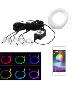 GloboStar® 81843 Car Optic Fiber LED Kit Smart Bluetooth - Φωτισμός Κιτ Οπτικής Ίνας Αυτοκινήτου DC 12V 10W με Smart Bluetooth Controller & Εφαρμογή APP Αδιάβροχο IP65 Πολύχρωμο RGB 17 81843 8