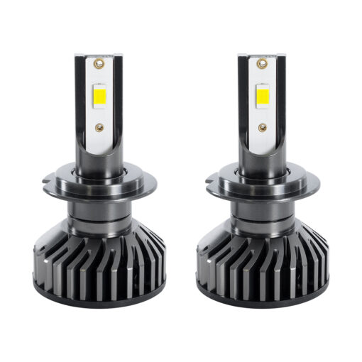 GloboStar® GLOBOSTAR® LEDKITF2 82023 Λάμπα H7 CANbus LED 30W/60W 3500lm/7000lm 360° DC 12-24V Αδιάβροχο IP65 Ψυχρό Λευκό 6000K - CREE COB Chip - Μ4 x Π4 x Υ6.6cm - Πακέτο 2 Τεμαχίων - 2 Χρόνια Εγγύηση