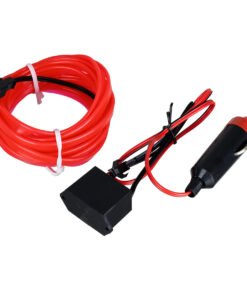 Alternative view of GloboStar® 82203 TUBE 360° Degree Διακοσμητική EL-Wire Neon Αυτοκινήτου Κορδόνι ΣΕΤ 3m 1W/3m 30lm/m 360° DC 12V με Βύσμα Αναπτήρα Αυτοκινήτου Αδιάβροχη IP68 Φούξια