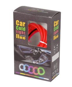 GloboStar® 82203 TUBE 360° Degree Διακοσμητική EL-Wire Neon Αυτοκινήτου Κορδόνι ΣΕΤ 3m 1W/3m 30lm/m 360° DC 12V με Βύσμα Αναπτήρα Αυτοκινήτου Αδιάβροχη IP68 Φούξια 10 82203 5