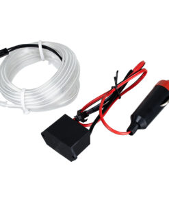 Alternative view of GloboStar® 82204 TUBE 360° Degree Διακοσμητική EL-Wire Neon Αυτοκινήτου Κορδόνι ΣΕΤ 3m 1W/3m 30lm/m 360° DC 12V με Βύσμα Αναπτήρα Αυτοκινήτου Αδιάβροχη IP68 Γαλάζιο