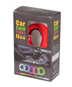 GloboStar® 82206 TUBE 360° Degree Διακοσμητική EL-Wire Neon Αυτοκινήτου Κορδόνι ΣΕΤ 3m 1W/3m 30lm/m 360° DC 12V με Βύσμα Αναπτήρα Αυτοκινήτου Αδιάβροχη IP68 Κόκκινο 10 82206 5