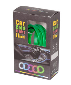 GLOBOSTAR® ELWIRE 82209 Κιτ Διακοσμητικού Φωτισμού Αυτοκινήτου LED 1.2W 84lm 360° DC 12V Αδιάβροχο IP65 Πράσινο - Μ300 x Π1 x Υ0.3cm - 1 Χρόνο Εγγύηση 10 82209 5