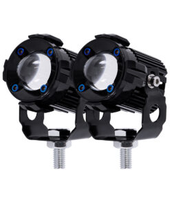 Alternative view of GloboStar® 82236 Ζευγάρι 2 x Προβολάκια Μοτοσυκλέτας TRANSFORMER 60W 6000lm 10° DC 12-80V Αδιάβροχα IP67 Κίτρινο & Ψυχρό Λευκό 6000K