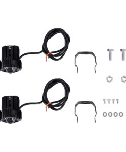 GloboStar® 82236 Ζευγάρι 2 x Προβολάκια Μοτοσυκλέτας TRANSFORMER 60W 6000lm 10° DC 12-80V Αδιάβροχα IP67 Κίτρινο & Ψυχρό Λευκό 6000K 18 82236 6