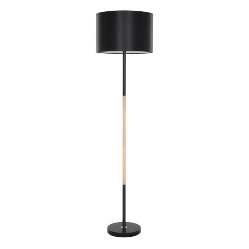 Μαύρο Ύφασμα με Μπεζ Ξύλο - Μ40 x Π40 x Υ145cm