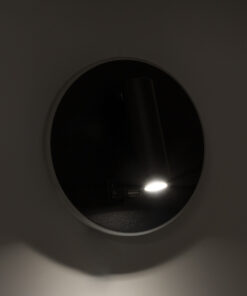 GLOBOSTAR® LADY-R 60938 Μοντέρνο Φωτιστικό Τοίχου - Απλίκα Ξενοδοχείου Reading Light με Φορτιστή USB 3A LED 6W 600lm 36° & 360° AC 220-240V IP20 Φυσικό Λευκό 4500K - Bridgelux COB Chip & TÜV SÜD Driver - Μαύρο Ματ - Μ15 x Π15 x Υ7cm - 3 Χρόνια Εγγύηση 18 824205 60939 9