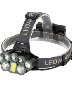 GloboStar® GLOBOSTAR® HEADLAMP 79062 Φακός Κεφαλής LED 40W 4000lm 15~60° DC 5V με USB-C με Επαναφορτιζόμενη Μπαταρία Li-ion 3.7V 2x18650 6000mAh Αδιάβροχο IP54 Ψυχρό Λευκό 6000K - CREE XML2-T6 Chip - Μ9.2 x Π3 x Υ4.5cm - 1 Χρόνο Εγγύηση