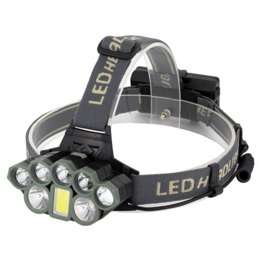 GloboStar® GLOBOSTAR® HEADLAMP 79062 Φακός Κεφαλής LED 40W 4000lm 15~60° DC 5V με USB-C με Επαναφορτιζόμενη Μπαταρία Li-ion 3.7V 2x18650 6000mAh Αδιάβροχο IP54 Ψυχρό Λευκό 6000K - CREE XML2-T6 Chip - Μ9.2 x Π3 x Υ4.5cm - 1 Χρόνο Εγγύηση