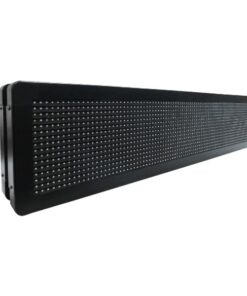 GloboStar® GLOBOSTAR®DISPLAY 90301 Κυλιόμενη Ψηφιακή Επιγραφή P10 Διπλής Όψης LED AC 220-240V Αδιάβροχο IP65 Κόκκινο - WiFi Control μέσω FK APP - Αισθητήρας Θερμοκρασίας & Υγρασίας - Μ104 x Π12 x Υ20cm - 2 Χρόνια Εγγύηση